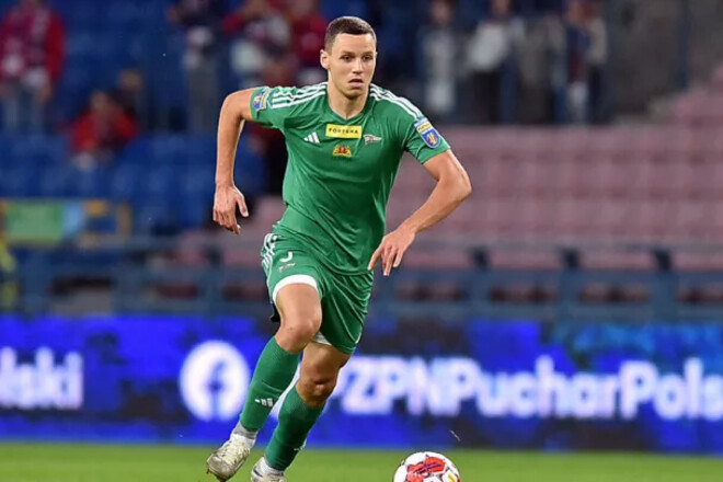 Желизко забил гол за Лехию в матче чемпионата Польши против Краковии