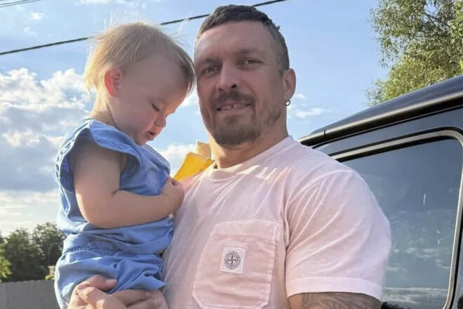 Alexander Usyk showed tenderness to his daughter: moving footage conquered networks