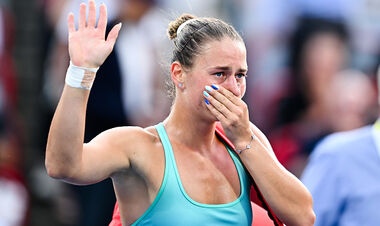 Photo. Kostyuk in the tears left the court after the match with Rybakina in Montreal