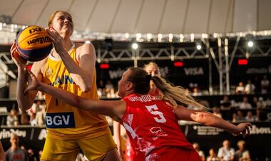 Дубнюк снова лучшая в матче Лиги наций по баскетболу 3х3