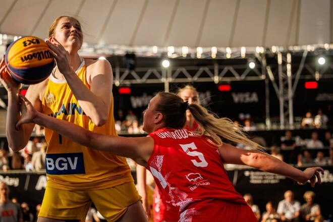 Дубнюк знову найкраща у матчі Ліги націй з баскетболу 3х3