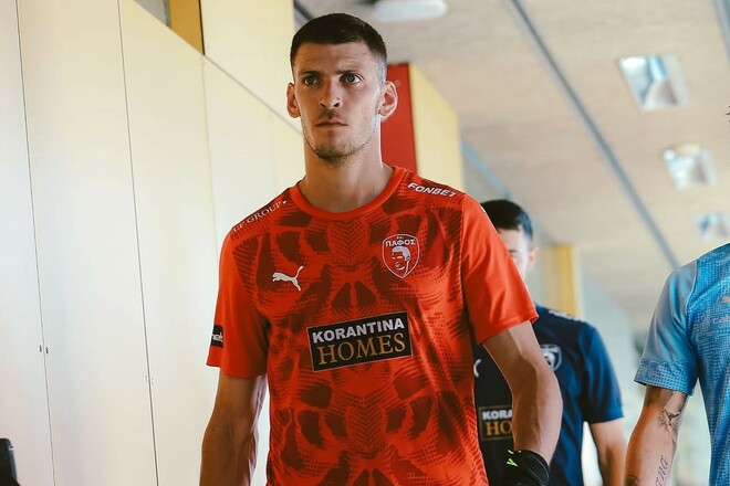 Травма в Лиге чемпионов. Игрок Динамо отправил голкипера Пафоса в больницу