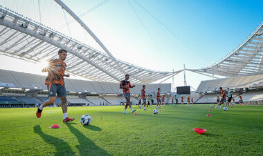 ВІДЕО. Шахтар провів передматчеве тренування перед грою з Панатінаїкосом