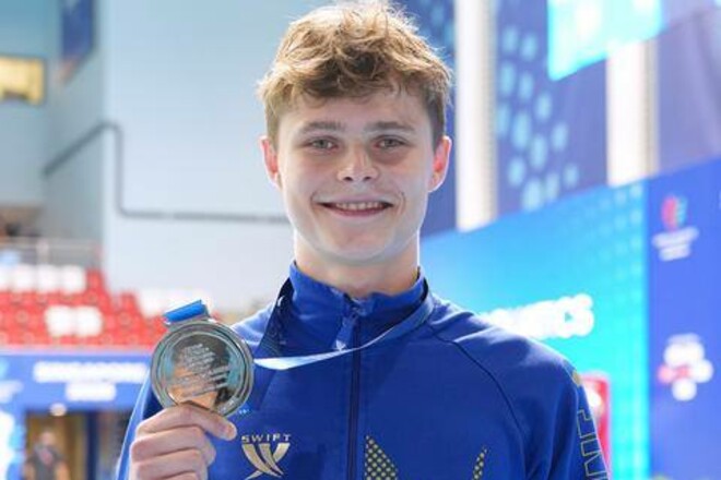 ФОТО. Середа присвятив свою медаль ЧС українським військовим