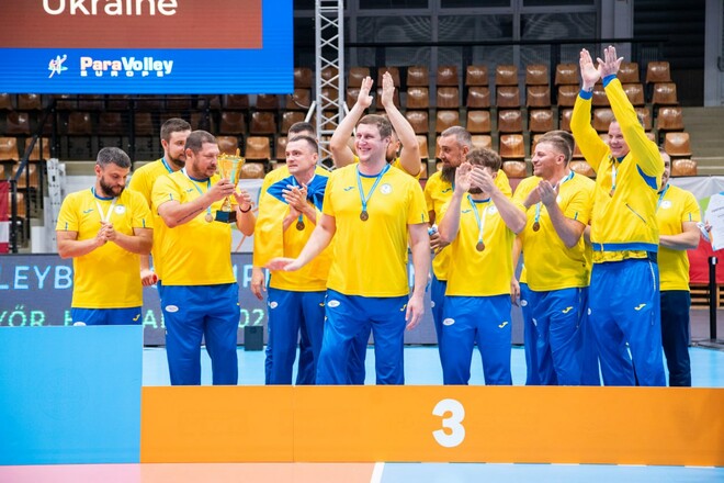 Українські збірні стали бронзовими призерами ЧЄ-2025 з волейболу сидячи