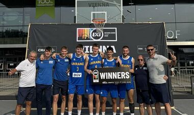 Обидві збірні України U-23 з баскетболу 3х3 у топ-3 команд у Лізі націй