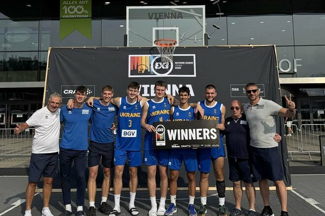 Обе сборные Украины U-23 по баскетболу 3х3 в топ-3 команд в Лиге наций