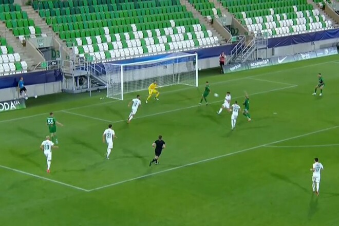 ВИДЕО. Леднев забил третий гол Полесья. Отличный проход сделал Крушинский