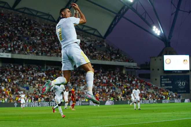 ВІДЕО. Роналду відзначився забитим м'ячем у товариському матчі у Португалії