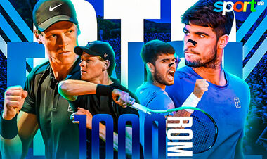 Яннік Сіннер – Карлос Алькарас. Прогноз і анонс на фінал ATP 1000 у Римі