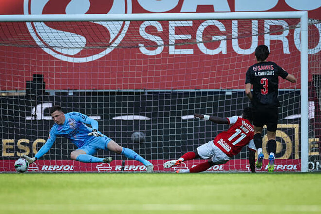 Брага – Бенфика – 1:1. Как пропустил Трубин. Видео голов и обзор матча