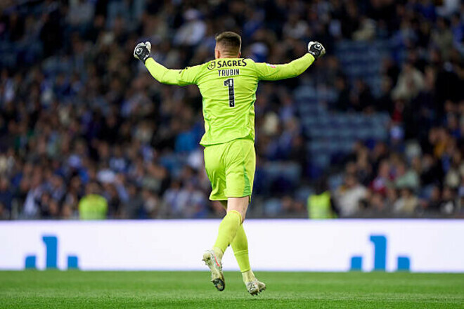 Финиш сезона. Трубин выйдет в основном составе на матч Бенфики против Браги