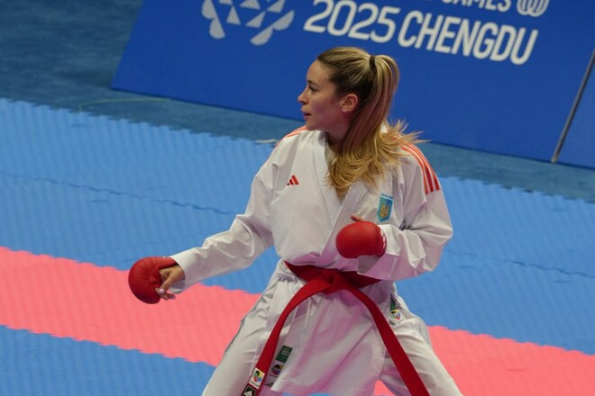 Терлюга завоевала серебро в карате на Всемирных играх 2025
