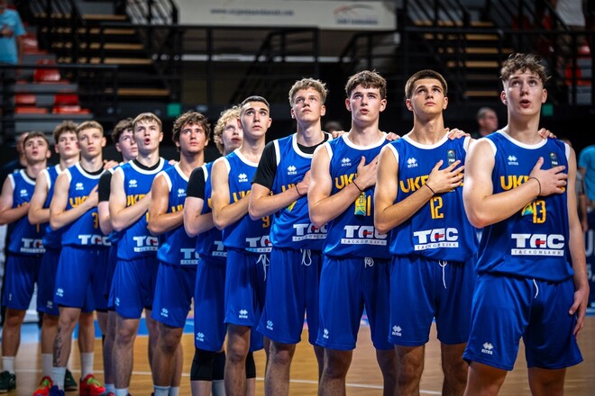 Сборная Украины по баскетболу U-16 уступила Нидерландам