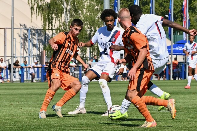 Шахтер U-19 на турнире в Хорватии разгромил ПСЖ U-19 со счетом 4:0