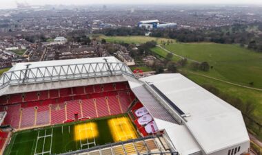 Стадион Энфилд является рекордсменом АПЛ по количеству голов