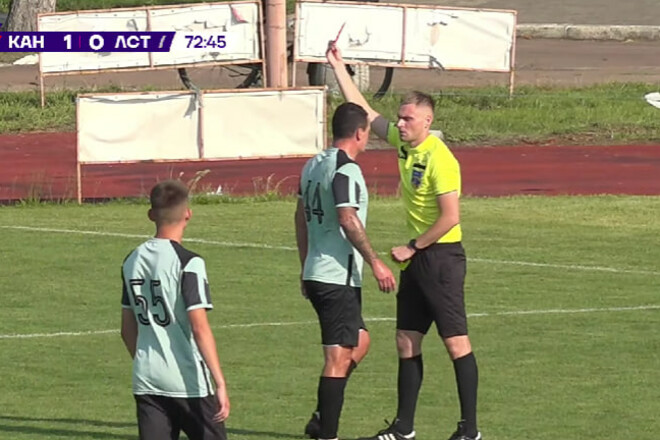 ВІДЕО. Федецький вийшов на матч Кубка України і отримав червону картку