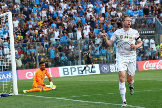 Дубль Де Брюйне. Наполі та Жирона з Циганковим провели матч на п'ять голів