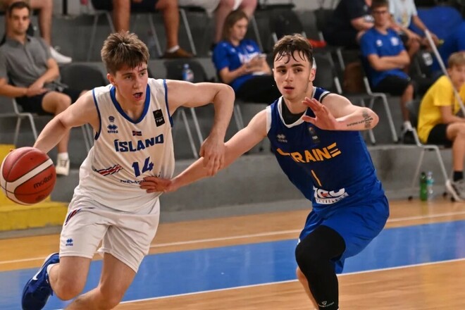 Сборная Украины U-16 по баскетболу одержала победу над Исландией