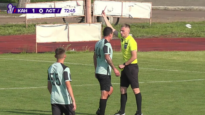 ВІДЕО. Федецький вийшов на матч Кубка України і отримав червону картку