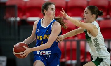 Женская сборная Украины U-20 по баскетболу уступила Ирландии