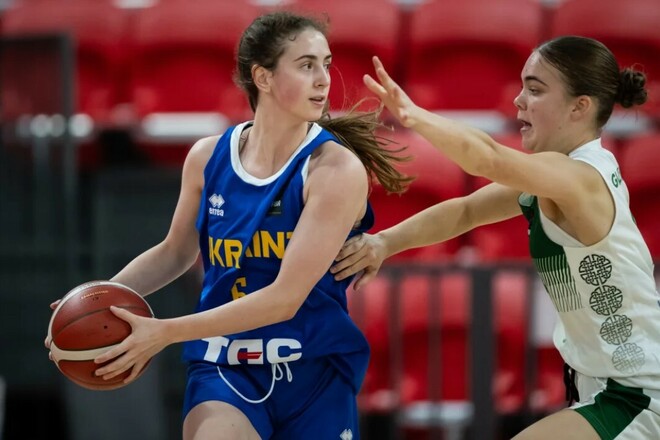 Жіноча збірна України U-20 з баскетболу поступилася Ірландії