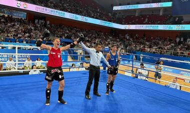 ФОТО. Украинец завоевал золото Всемирной Универсиады в муай-тай