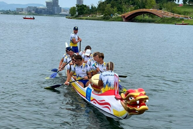 Гребля на лодках Дракон. Украинцы – за шаг от медали Всемирных игр