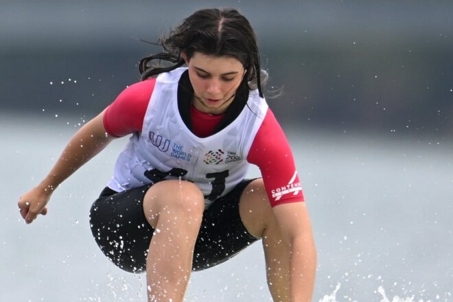 ФОТО. Софія Соколова взяла срібло Всесвітніх ігор у вейксерфінгу