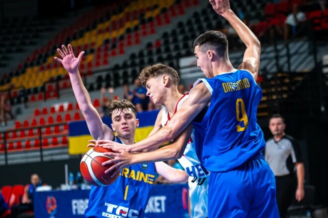 Надія на суперників. Збірна України U-16 з баскетболу програла Хорватії