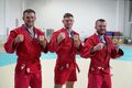 Боевое самбо. Три украинца взяли золото Всемирных игр, победив нейтралов