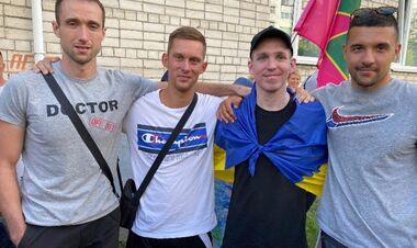 ФОТО. «Герой дома». Волейболист Никита Калиберда вернулся из плена