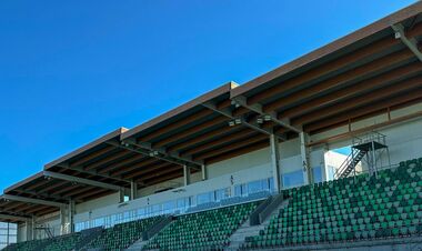 ФОТО. Як виглядає стадіон, на якому Полісся зіграє з Пакшем