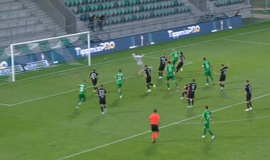 ВІДЕО. Полісся пропустило наприкінці першого тайму в Угорщині