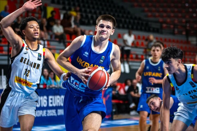 Без шансов. Сборная Украины U-16 уступила Бельгии в 1/4 финала ЧЕ