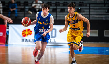 Кадетська збірна України U-16 з баскетболу впевнено перемогла Боснію