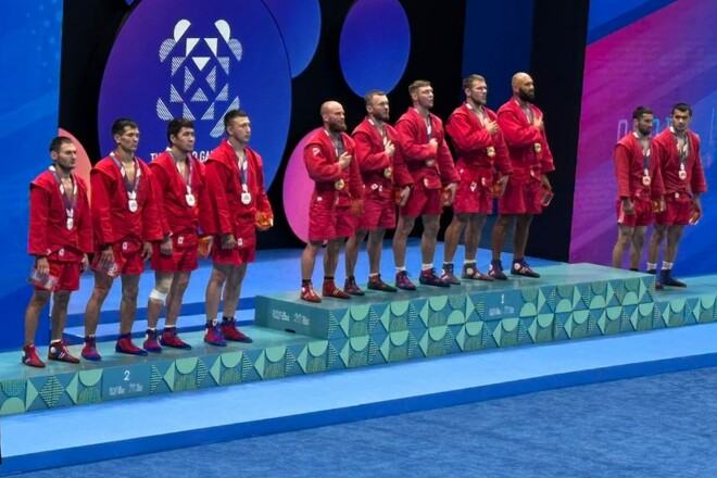 ФОТО. Украинская команда выиграла соревнования в самбо на Всемирных играх