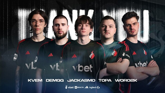 ОФІЦІЙНО. Кіберклуб Зінченка повністю розформував склад з CS2