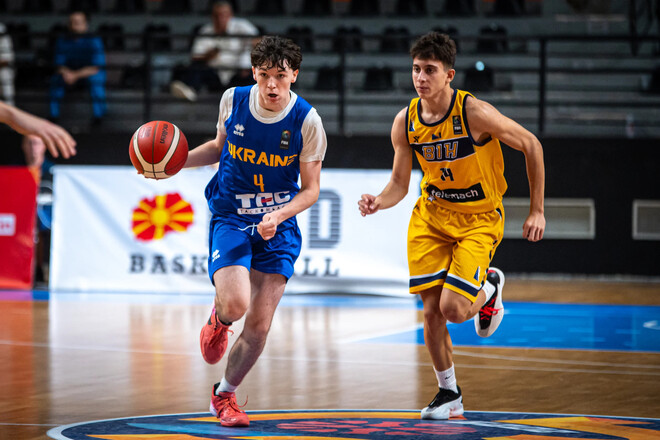Кадетская сборная Украины U-16 по баскетболу уверенно победила Боснию
