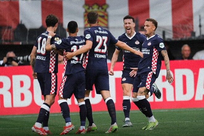 Итоговая таблица. ПСВ стал чемпионом Нидерландов, опередив Аякс