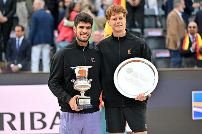 Алькарас увеличил отрыв от Синнера по количеству «больших титулов»