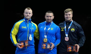 ФОТО. Украинец завоевал золотую медаль Всемирных игр в пауэрлифтинге