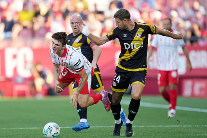 Жирона – Райо Вальєкано – 1:3. Асист Циганкова, помилка кіпера. Відео голів