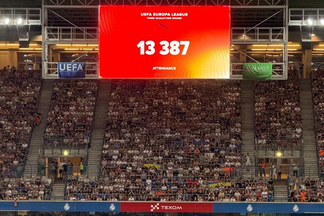 Стало известно, сколько зрителей посетило матч Шахтера с Панатинаикосом