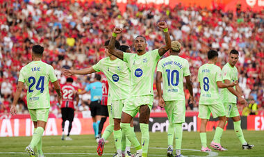 ВИДЕО. Две красные карточки: как Барселона выиграла первый тайм у Мальорки