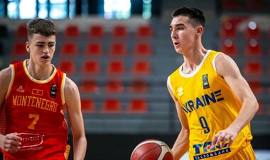 Збірна України U-16 з баскетболу поступилася Чорногорії і посіла 6-е місце