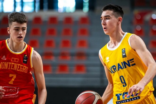 Збірна України U-16 з баскетболу поступилася Чорногорії і посіла 6-е місце