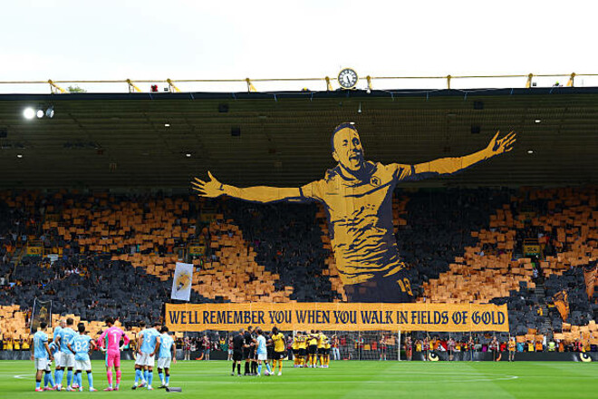 ФОТО. Вулвергемптон вшанував пам'ять Жоти та Сілви перед матчем з Ман Сіті