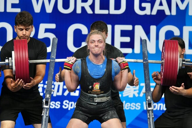 С мировым рекордом. Украинка завоевала серебро Всемирных игр-2025