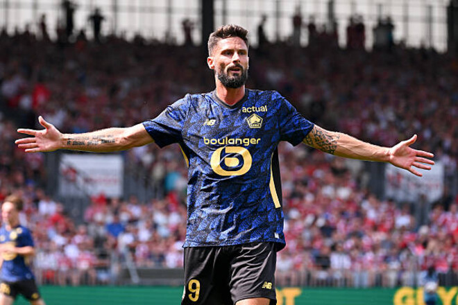 Оливье Жиру вернулся в Лигу 1 и установил рекорд Лилля